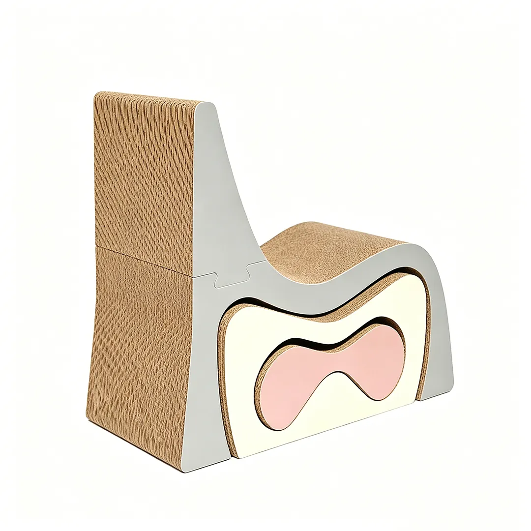 High quality custom three-in-one cat lying catch board ZB-0108 3