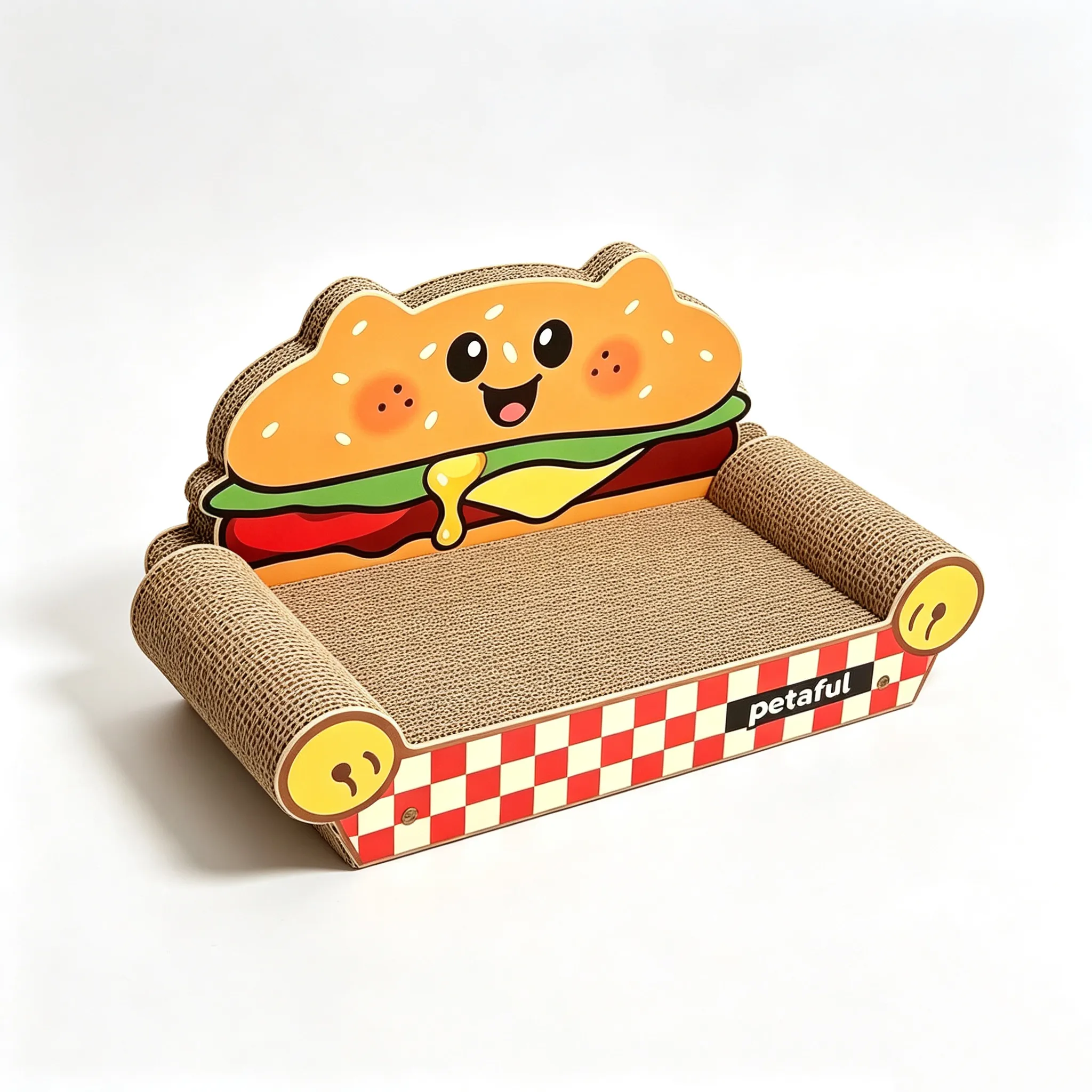 Hot Custom Hamburger Sofa Cat Scratcher Bed ZB-0182 3