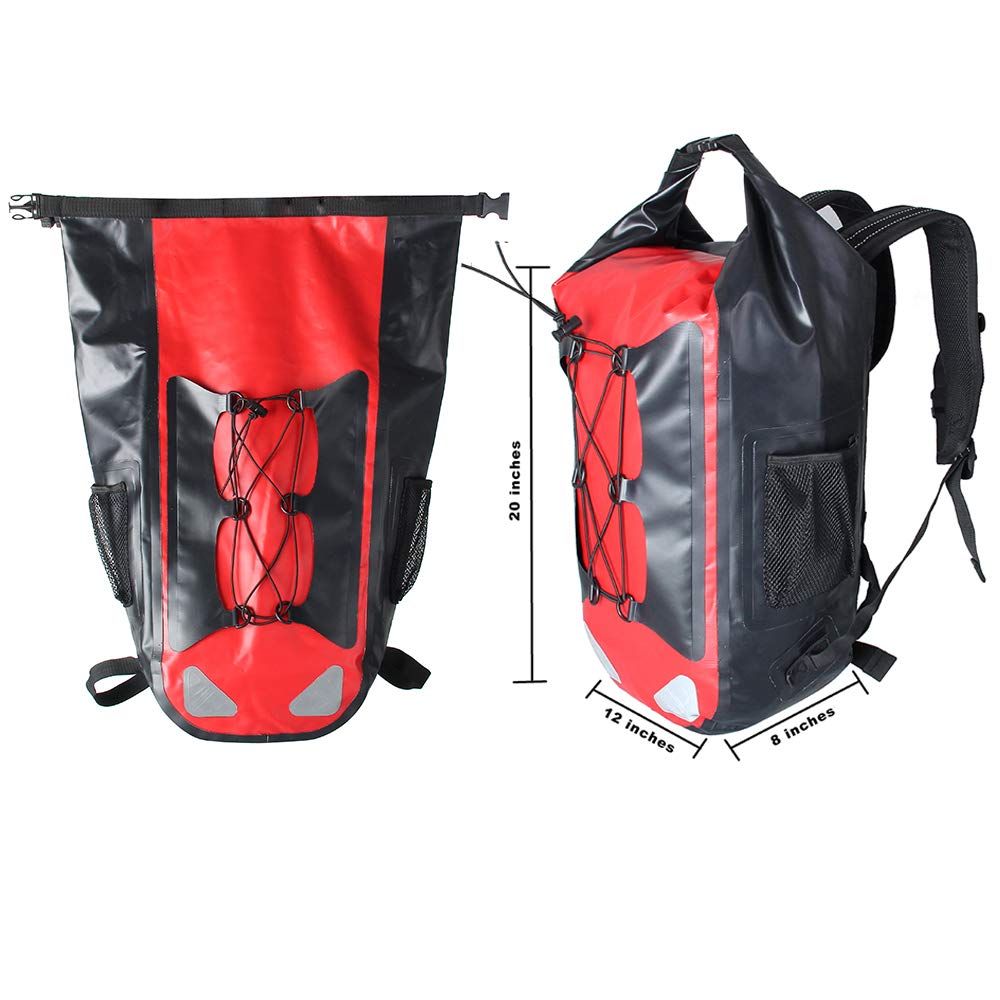 Quality Reflective Gas Tight  Float Drifting  Hike  Accessories 500D PV Outdoor Hiking Boating Waterproof Backpack Dry Bag 3