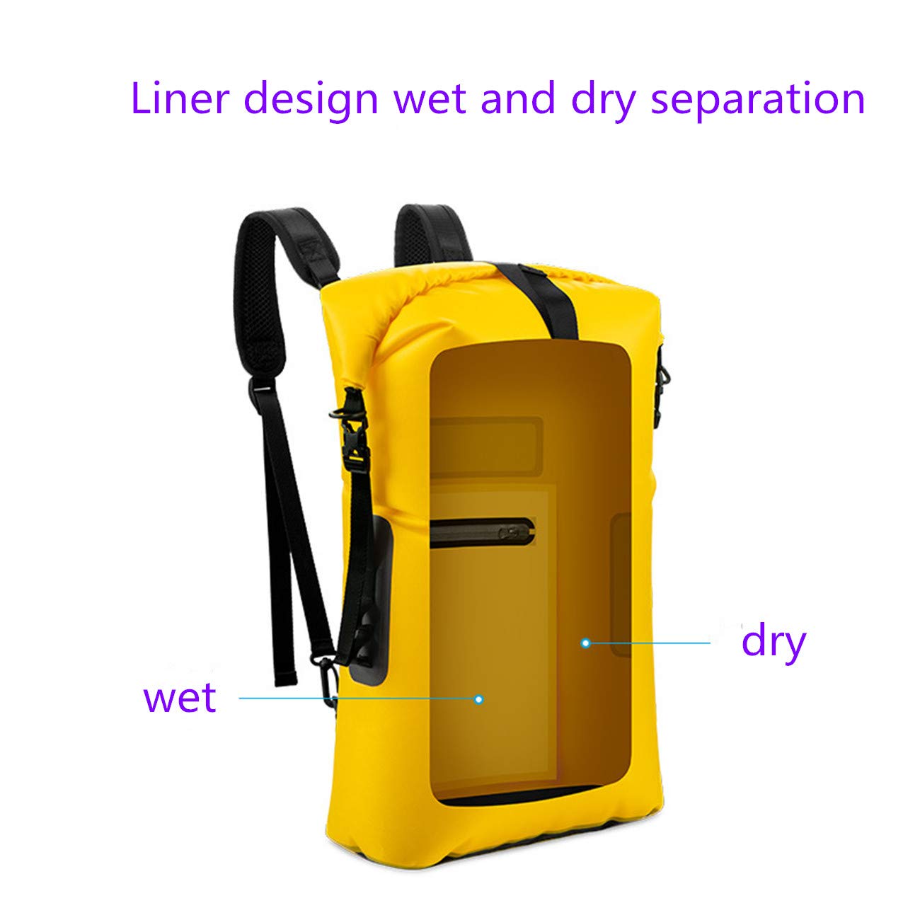 certificate eco-friendly custom outdoor waterproof backpack dry bag with logo for hiking camping floating 3