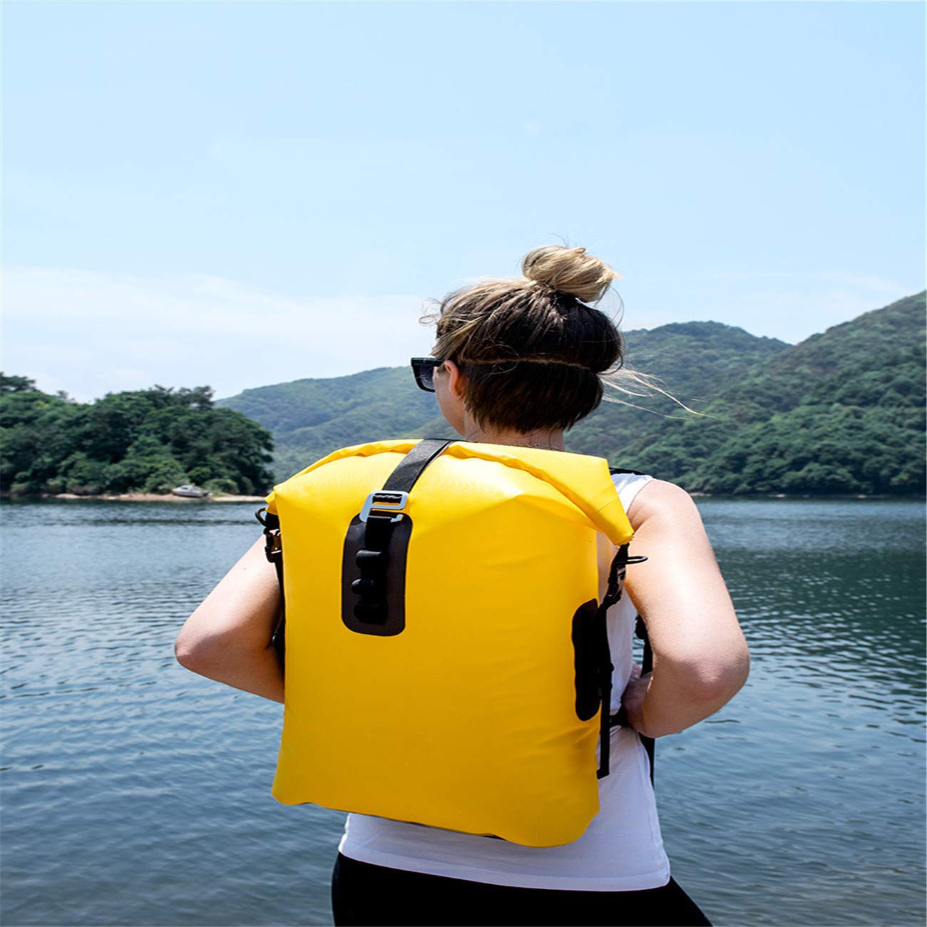 certificate eco-friendly custom outdoor waterproof backpack dry bag with logo for hiking camping floating 4