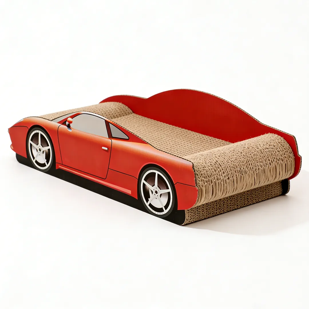 Hot Custom Red Sports Car Cat Scratcher ZB-0063 4