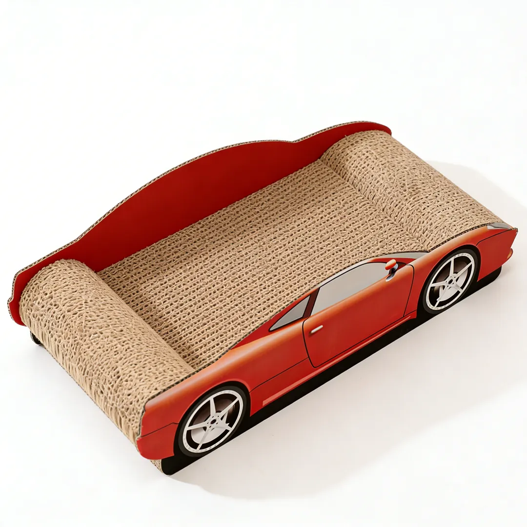 Hot Custom Red Sports Car Cat Scratcher ZB-0063 2