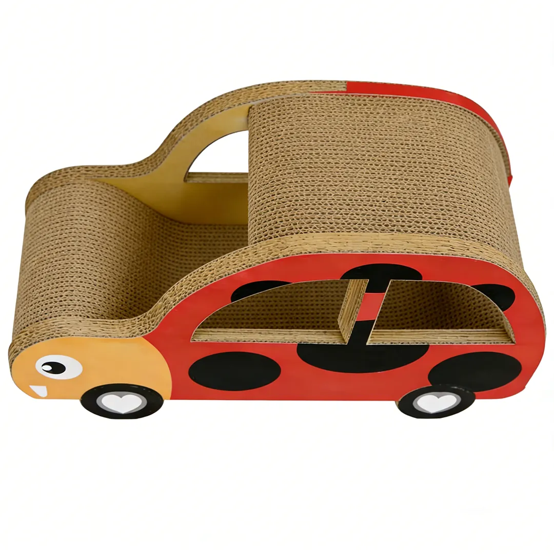 Wholesale Custom Ladybug Bus Cat Scratcher ZB-0067 2