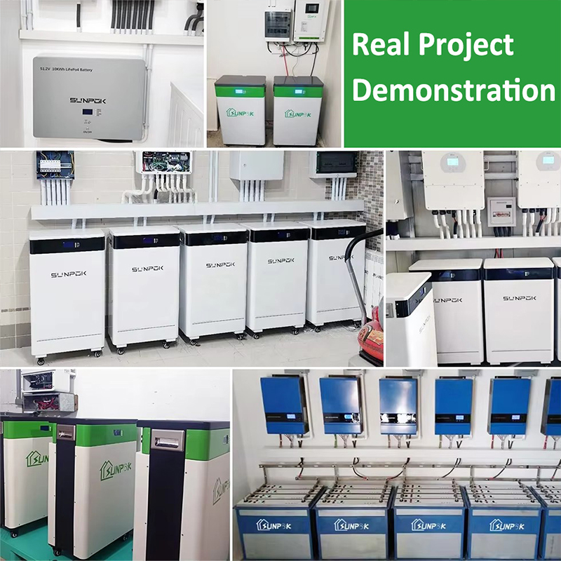 Batería de almacenamiento de energía solar de pie de 51,2 V y 1000 Ah (51,2 kWh) 5