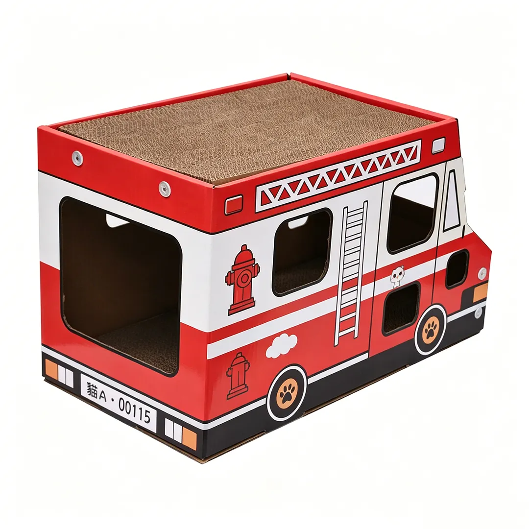 Custom Hot-selling Fire Truck Cat Scratcher | ZB-0106 2