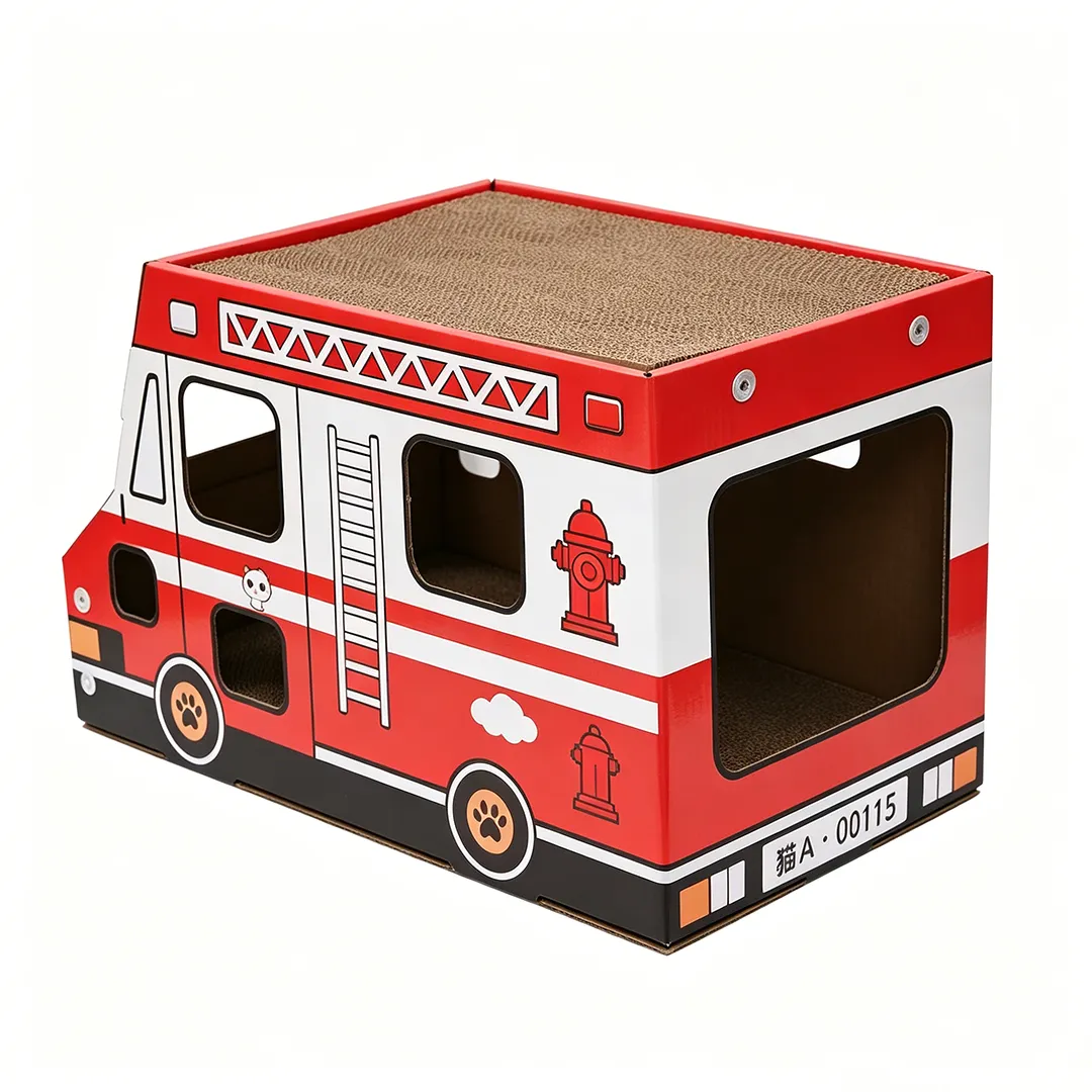 Custom Hot-selling Fire Truck Cat Scratcher | ZB-0106 3