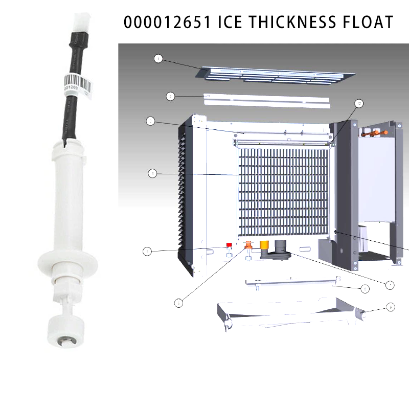 Manitowoc Ice Machine Water Level Probe Assembly Replacement | 000012649 & 000012651 3