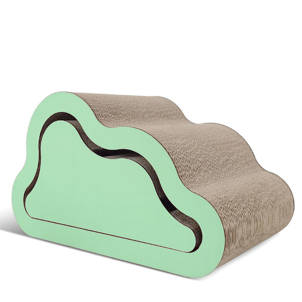 Custom High Quality 2-in-1 Cloud Track Cat Scratcher ZB-0117 1