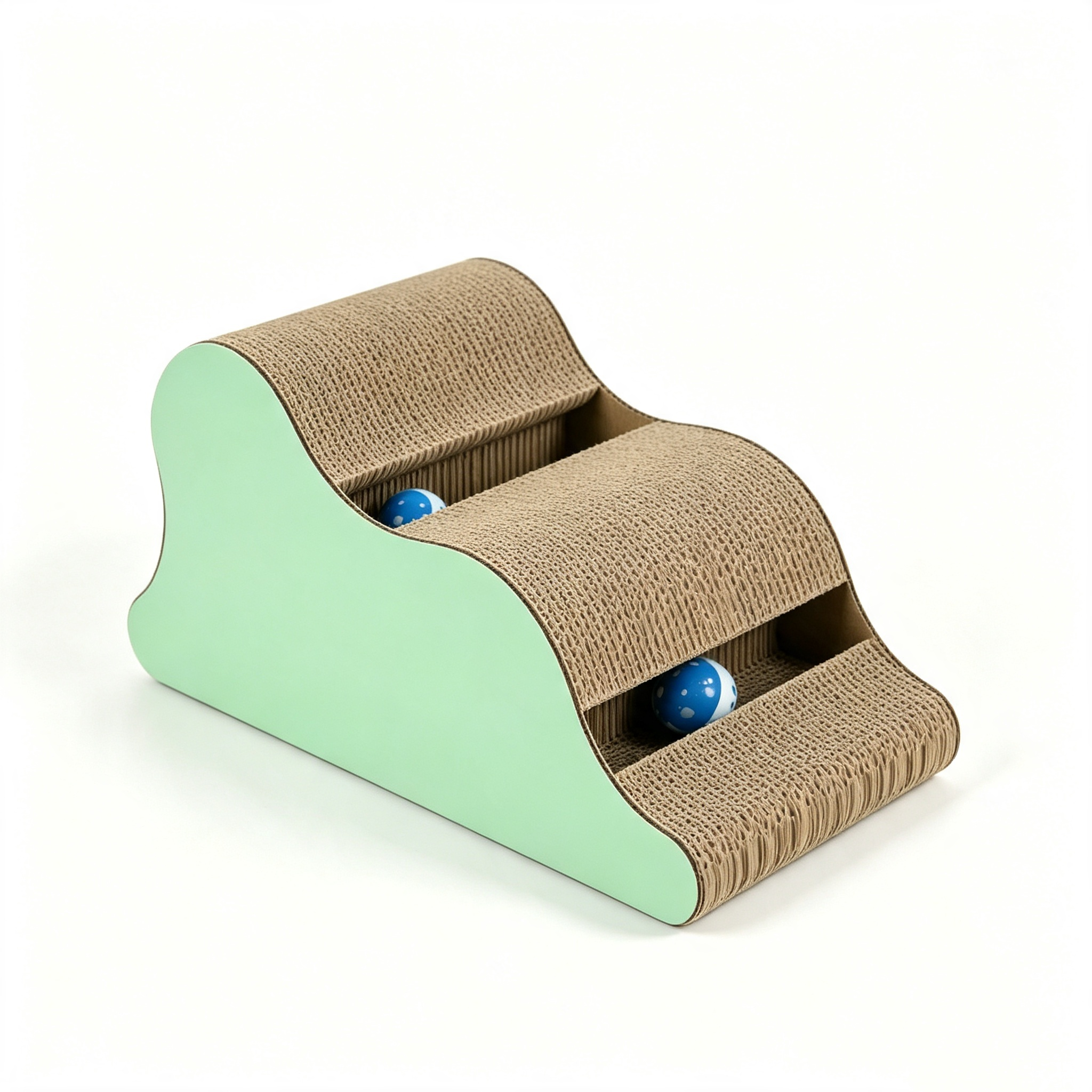 Custom High Quality 2-in-1 Cloud Track Cat Scratcher ZB-0117 3