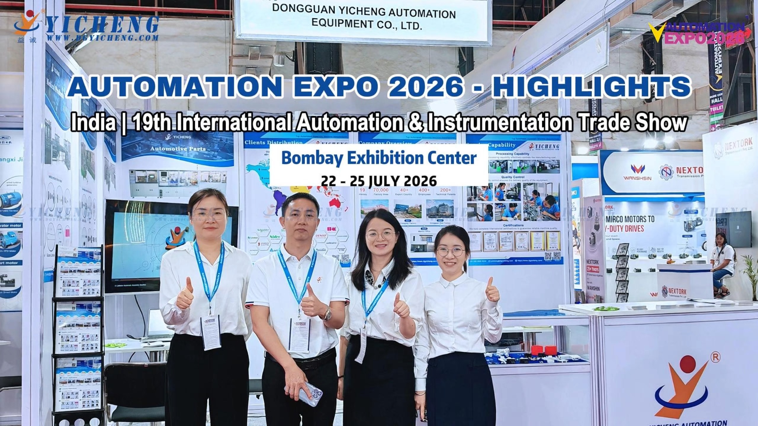 Vor-Ort-Dokumentation der Automation Expo 2026 in Mumbai, Indien