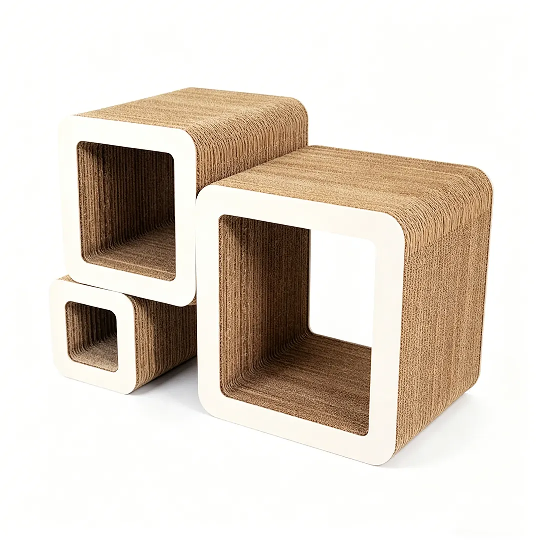 Bulk Custom Stackable Square Cat House ZB-0113 1