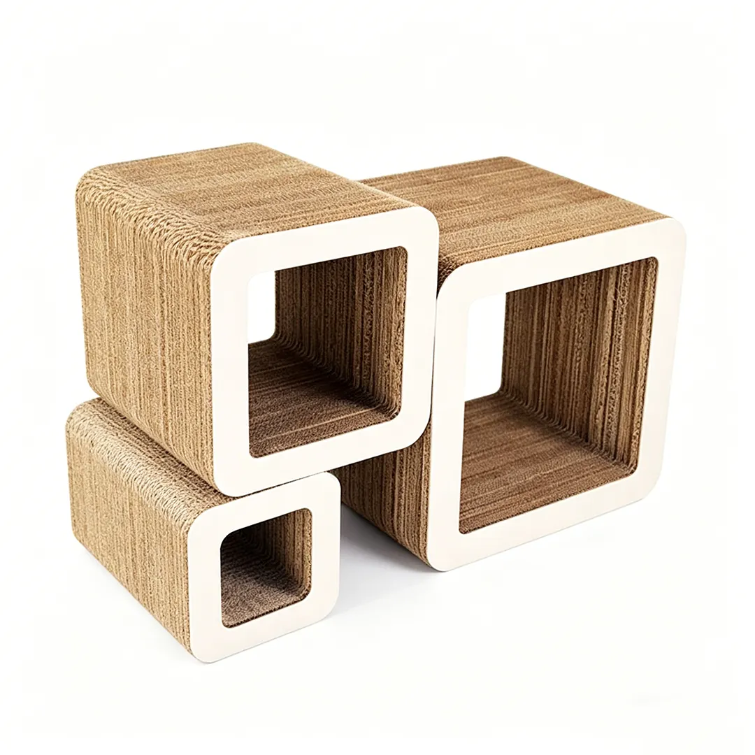 Bulk Custom Stackable Square Cat House ZB-0113 2