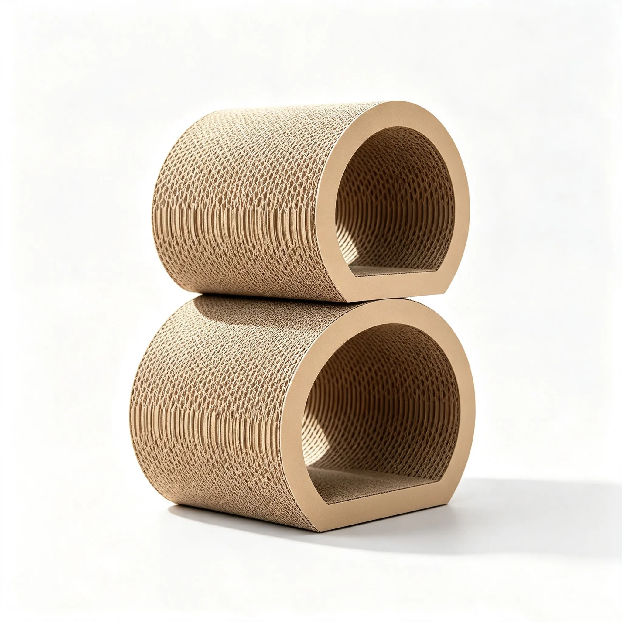 Hot Selling Custom 3-in-1 Modular Cat Scratcher & Cat Cave Set ZB-0127 2