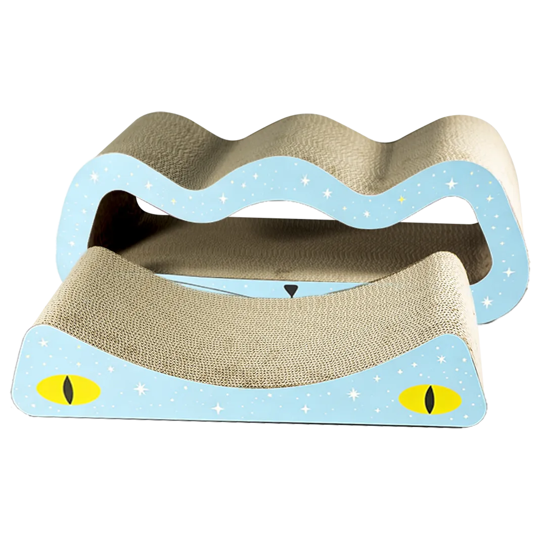 Hot Custom 2-in-1 Cat Face Cat Scratcher ZB-0120 3