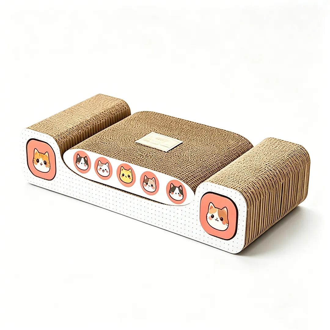Custom Hot Sale Modular Chaise Lounge Cat Scratcher Set ZB-0137 1