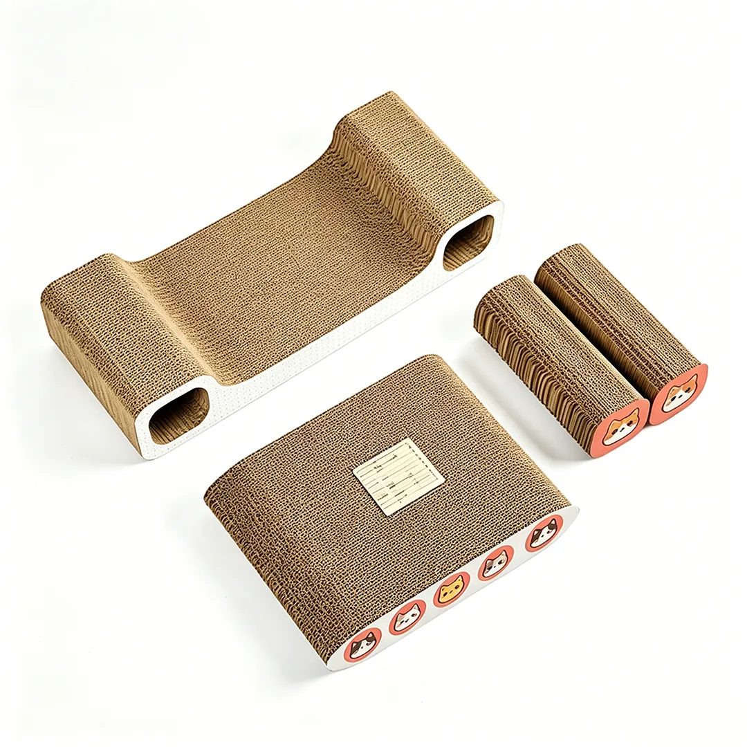 Custom Hot Sale Modular Chaise Lounge Cat Scratcher Set ZB-0137 3