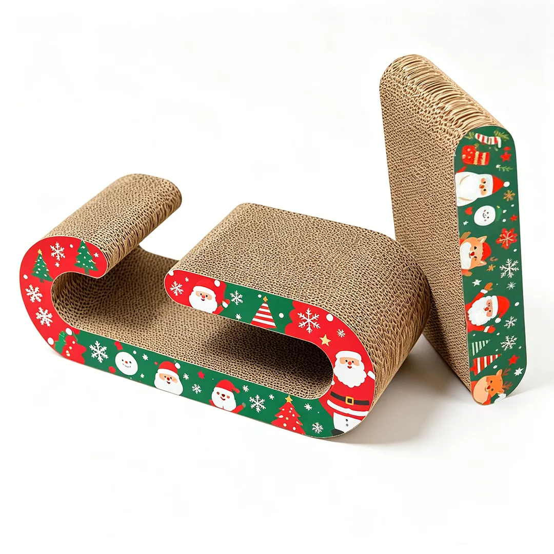 Christmas Custom 2-in-1 Combination Cat Scratcher ZB-0192 3