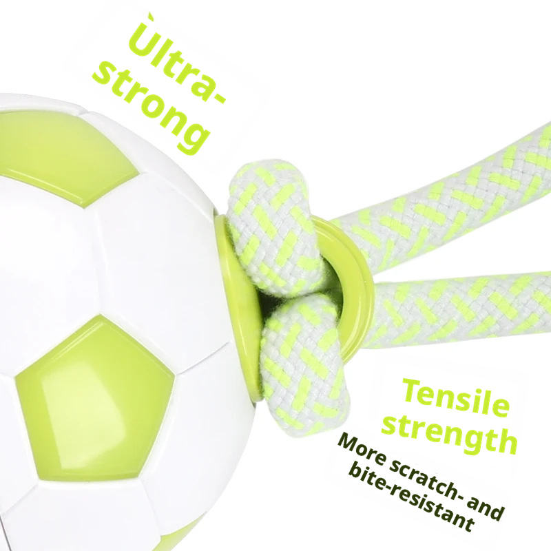 ROADREIGN - Elektrisch draaiend voetbal- en basketbalspeelgoed voor honden - Slimme interactieve zelfspelende bal met trekkoord - Groothandel in huisdierspeelgoed 5