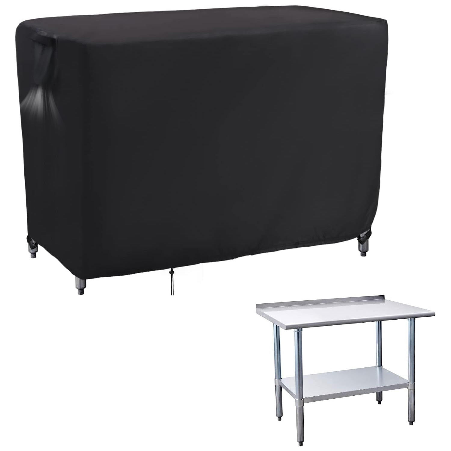 Housse de table de préparation extérieure