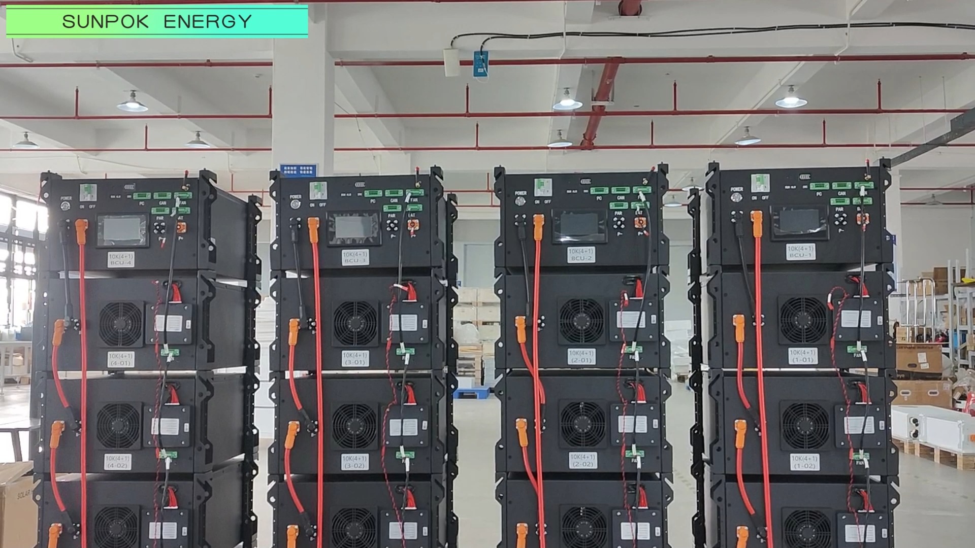 نظام تخزين الطاقة عالي الجهد من SUNPOK ENERGY بسعة 200 كيلوواط/ساعة: عائد استثمار خلال 2-3 سنوات لمحلات السوبر ماركت الألمانية مع محول الطاقة الهجين Deye بقدرة 50 كيلوواط