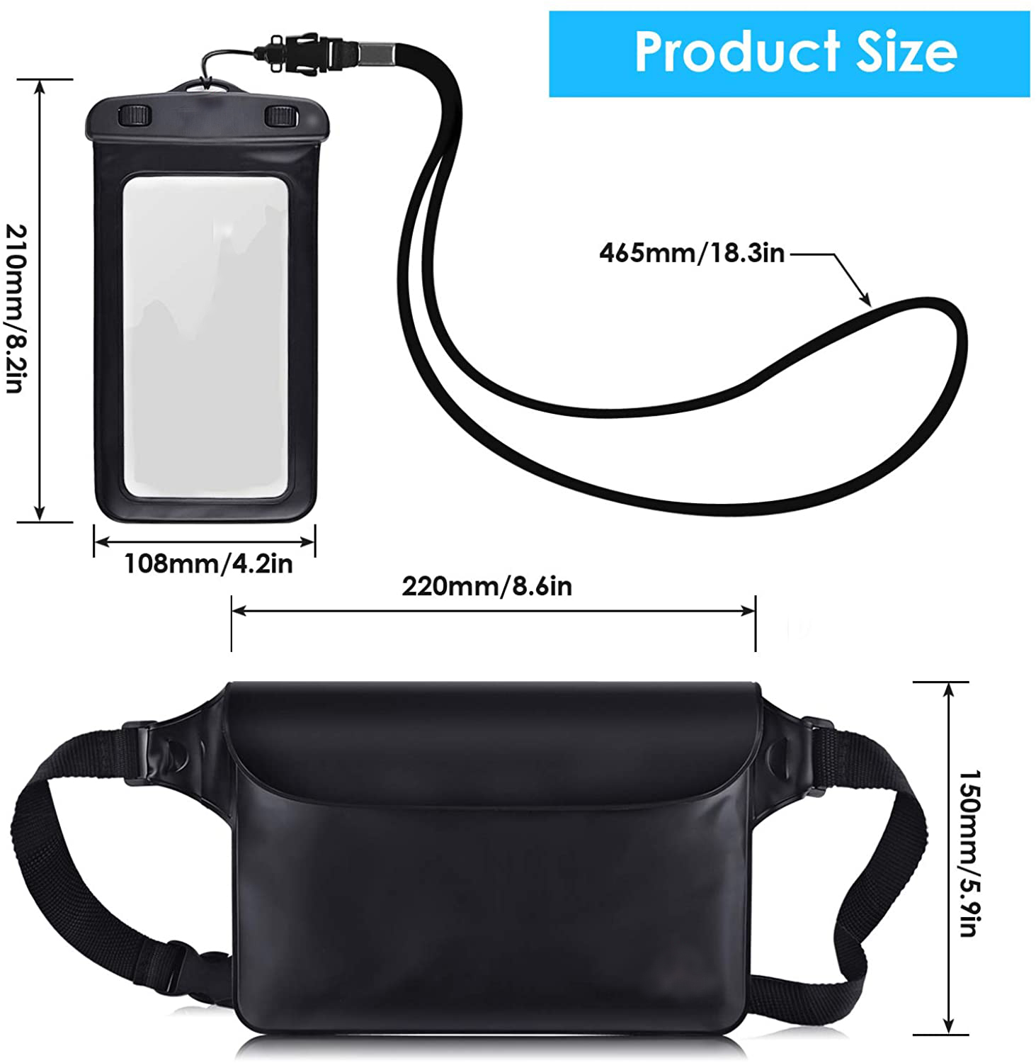 Hot Selling Outdoor PVC Waterproof Dry Bag and Waist Pack - Custom Logo 3