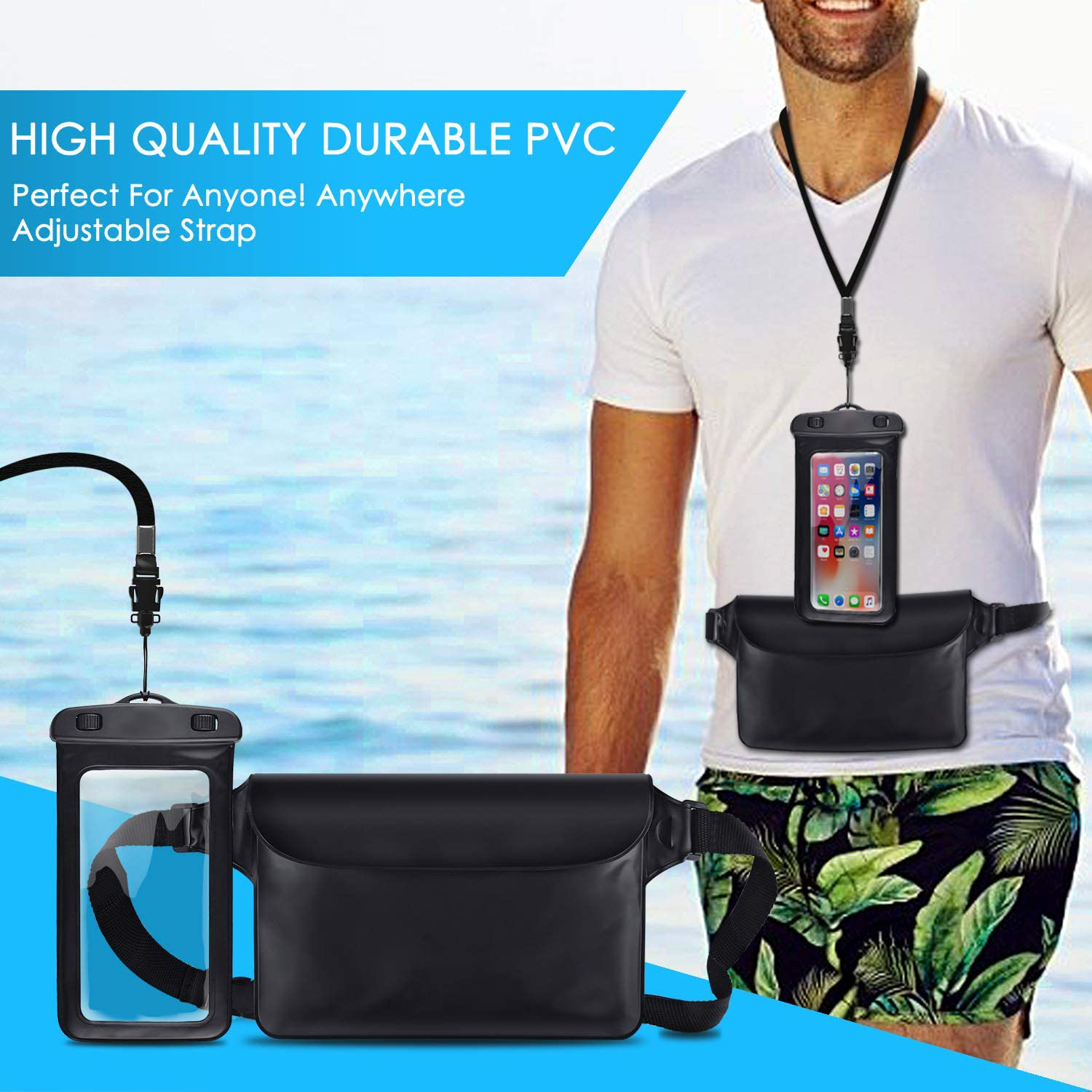 Hot Selling Outdoor PVC Waterproof Dry Bag and Waist Pack - Custom Logo 7
