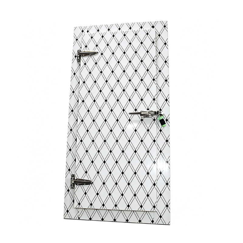 Insulated Hinged Cold Room Door with Locking Handle and Seal 4