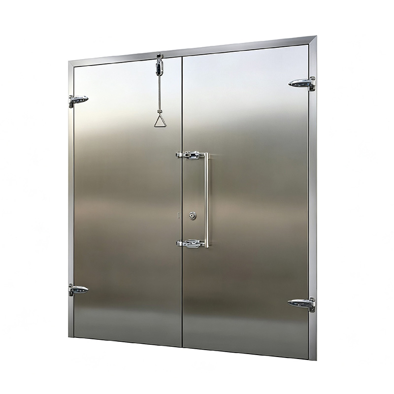 Insulated Hinged Cold Room Door with Locking Handle and Seal 5
