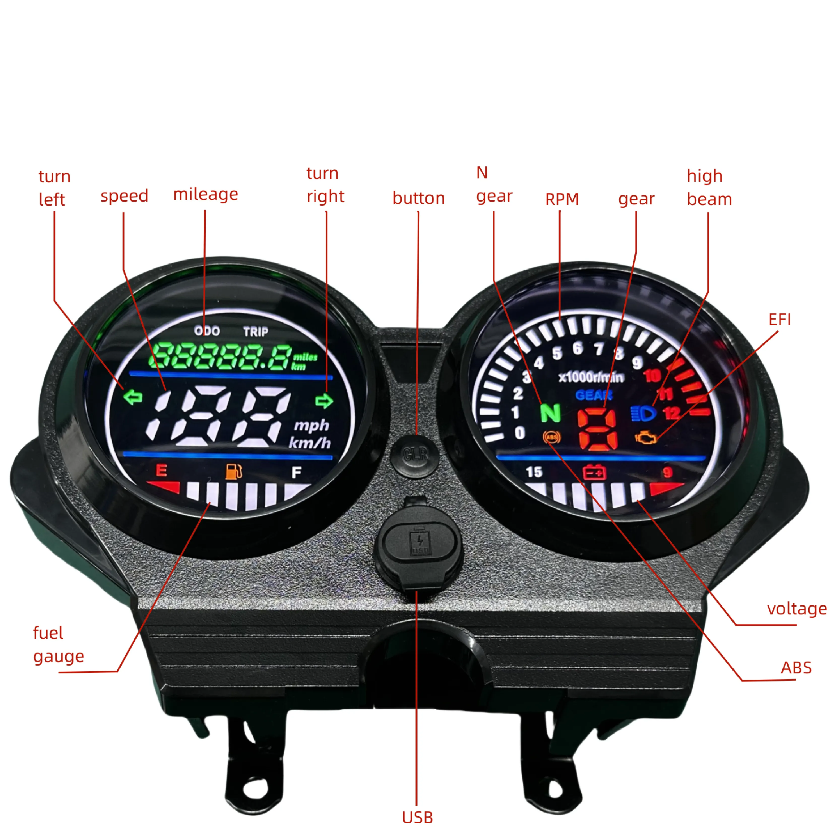 Motorcycle Meter Manufacturer by Baihang-1 6