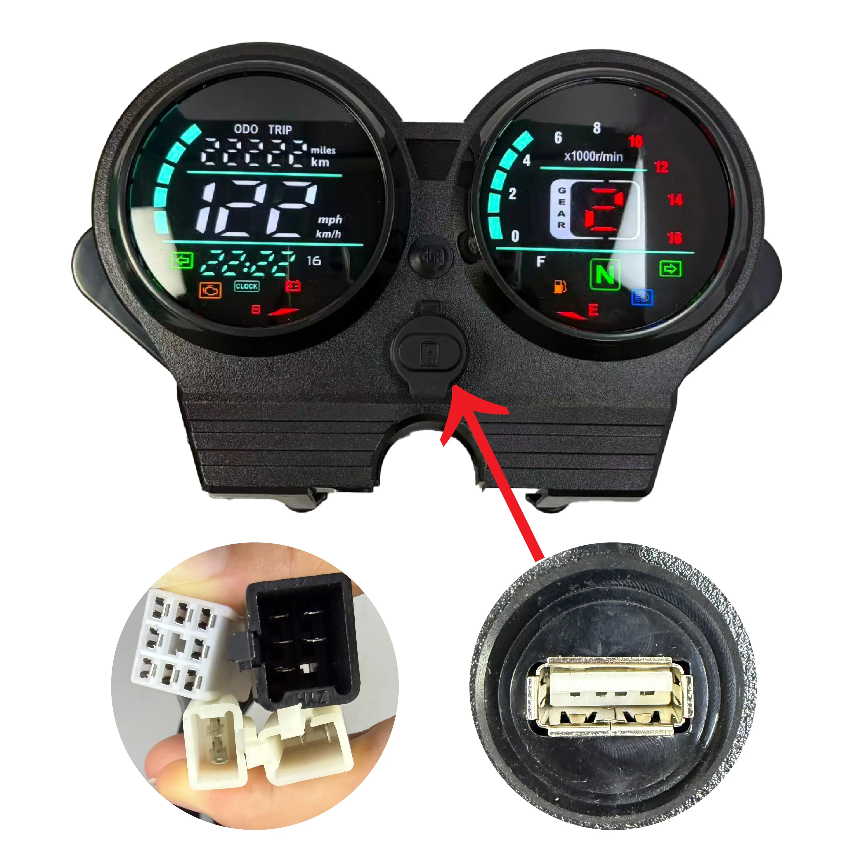 Motorcycle Speedometer by Baihang-1 7
