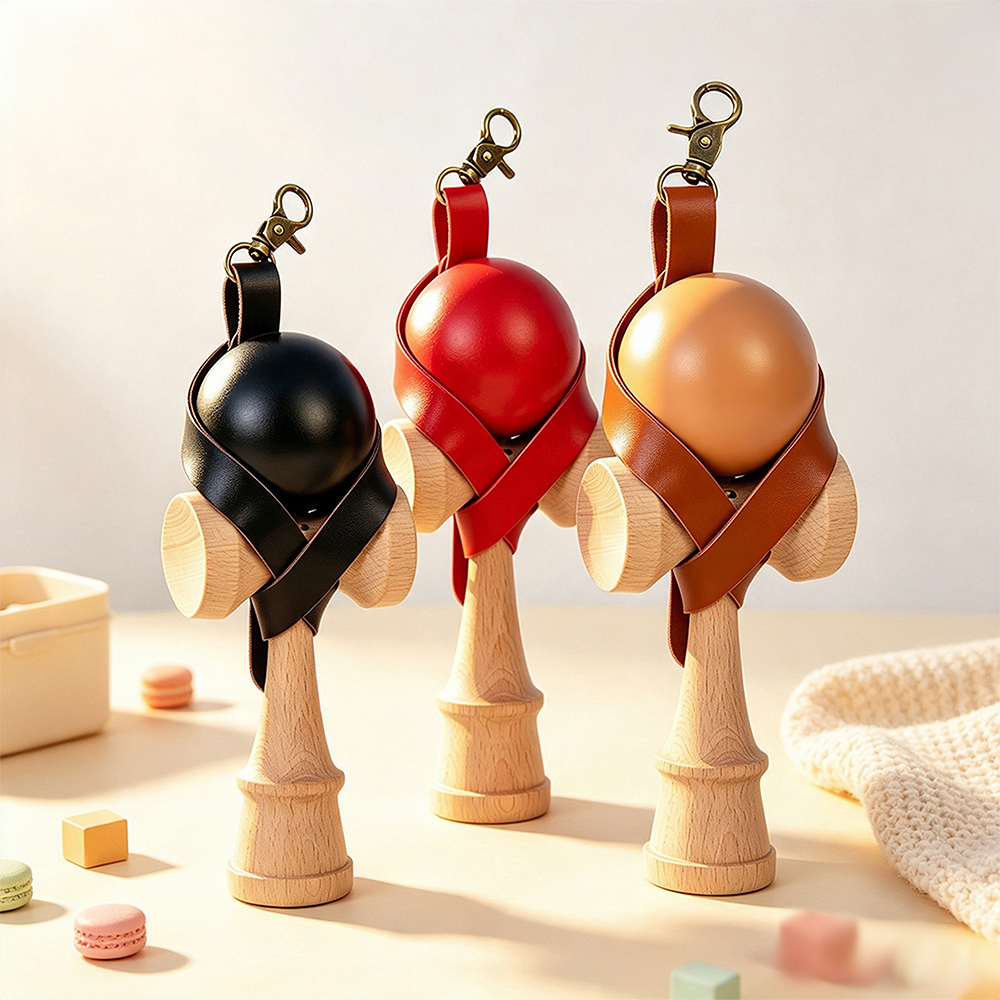 Kendama-Spielzeug aus Ahornholz, professionelles Geschicklichkeitsballspiel, OEM/ODM-kundenspezifischer Großhandel 4