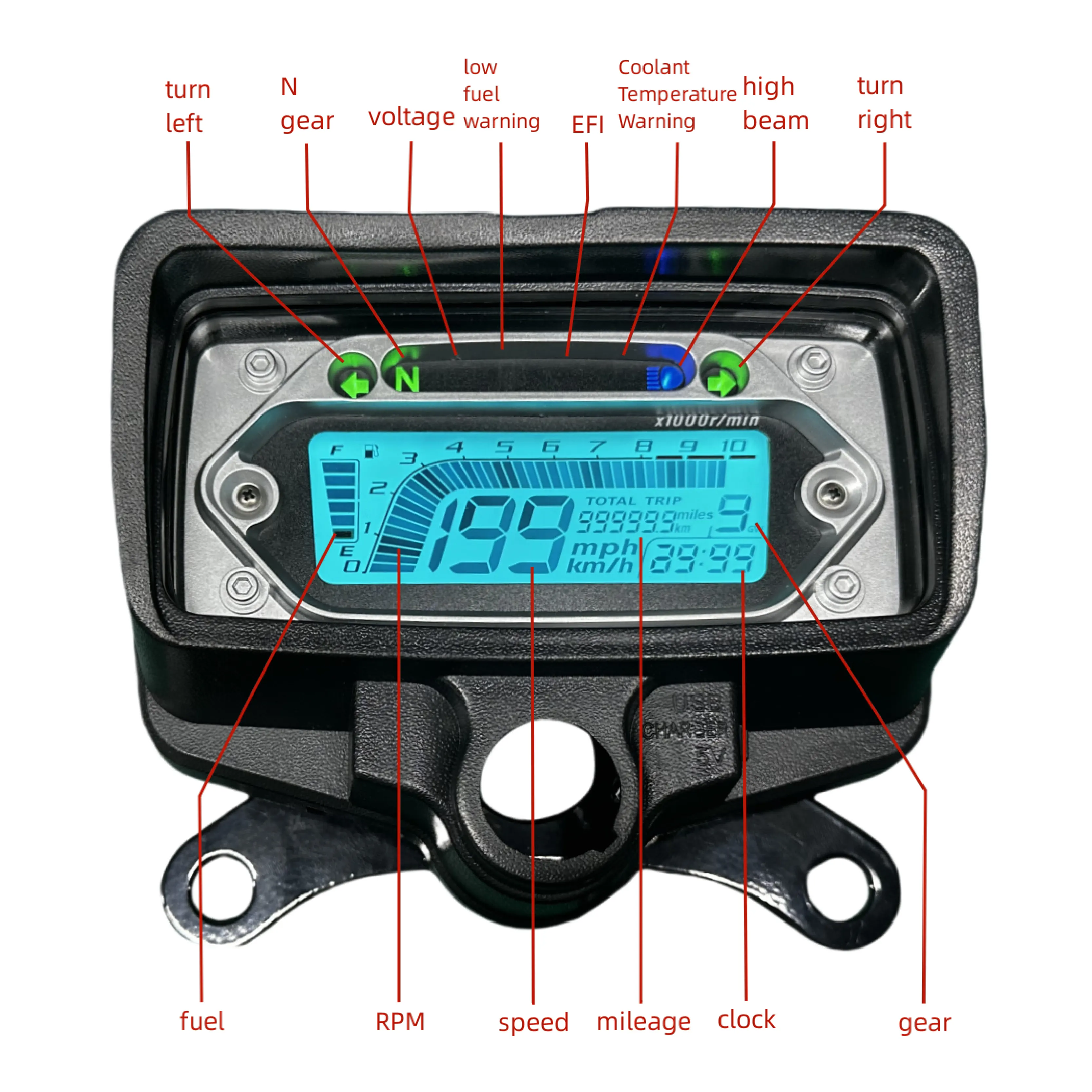 Motorcycle Gauges in Stock Wholesale - Baihang 3