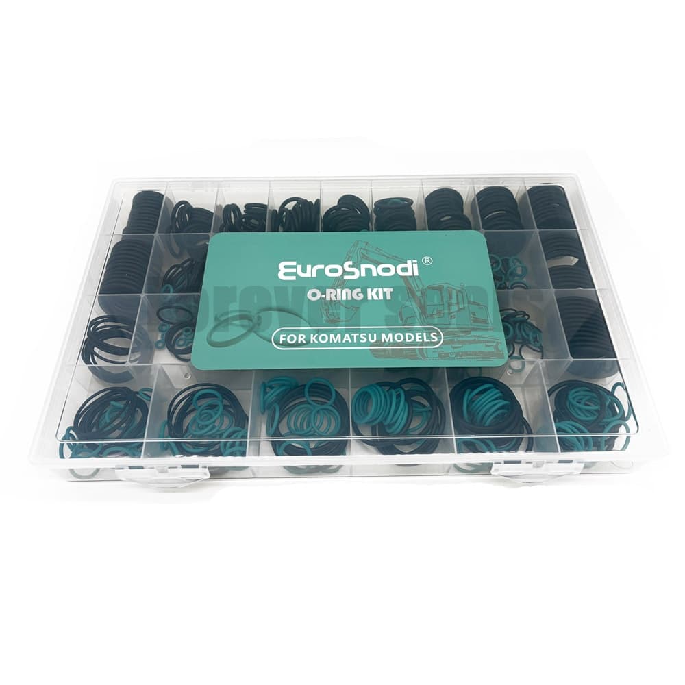 Kit de juntas tóricas para excavadora Komatsu, 765 piezas, varios tamaños, estándar AS568, NBR. Juego de juntas tóricas para mantenimiento. 7