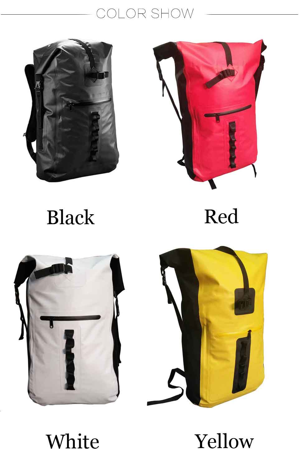 Mutual backpack new design Floating Boating Fishing Swimming 500D PVC Ocean Pack Waterproof Dry Bag 6
