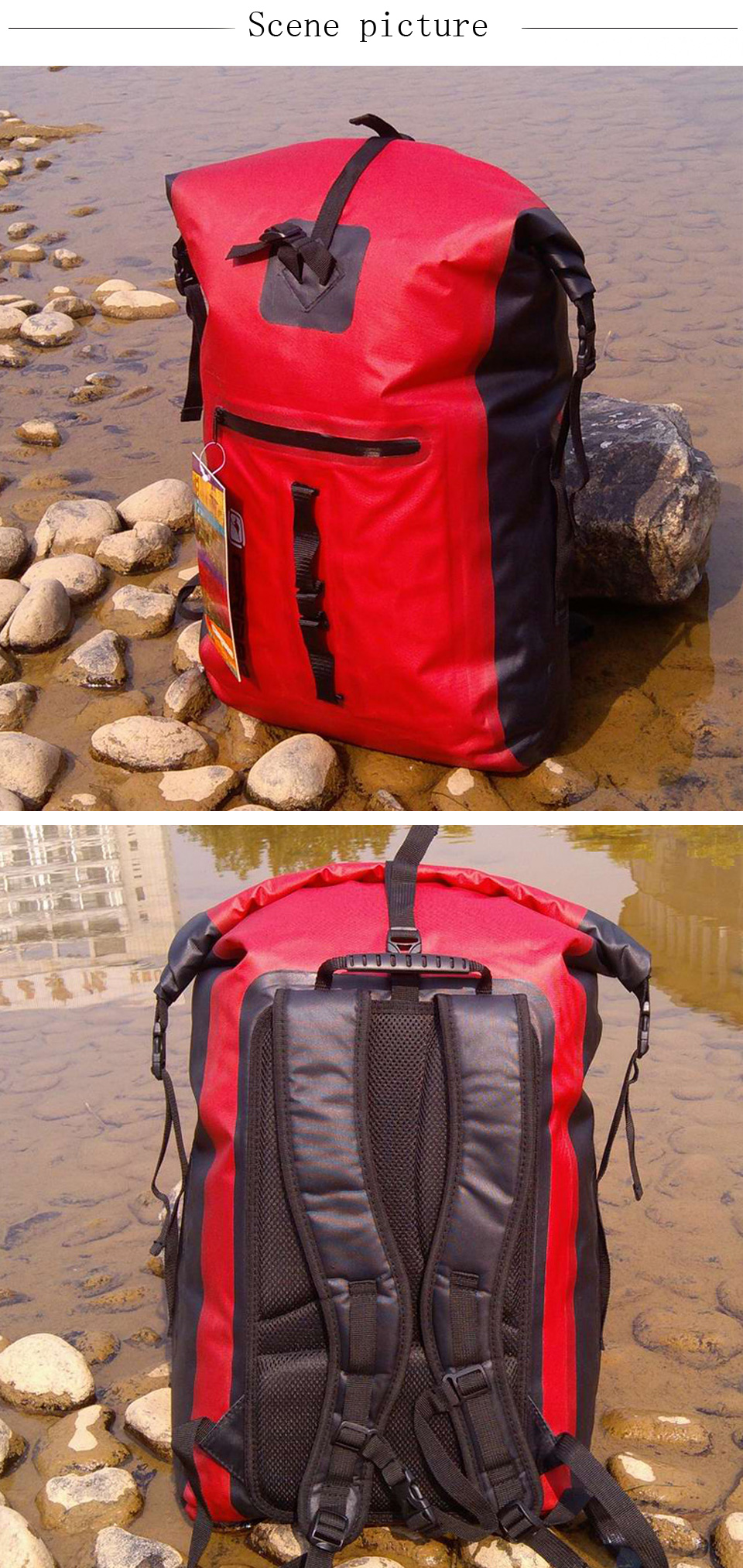 Mutual backpack new design Floating Boating Fishing Swimming 500D PVC Ocean Pack Waterproof Dry Bag 5
