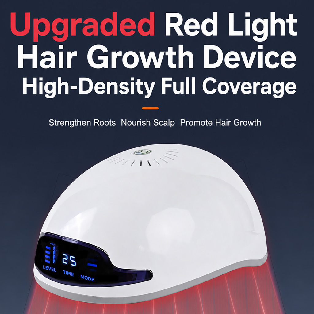 iLUXRED New Arrival HG90PRO LED Hair Growth Cap Red Light Therapy Helmet Red Light Therapy Hat Hair Regrowth Device 3