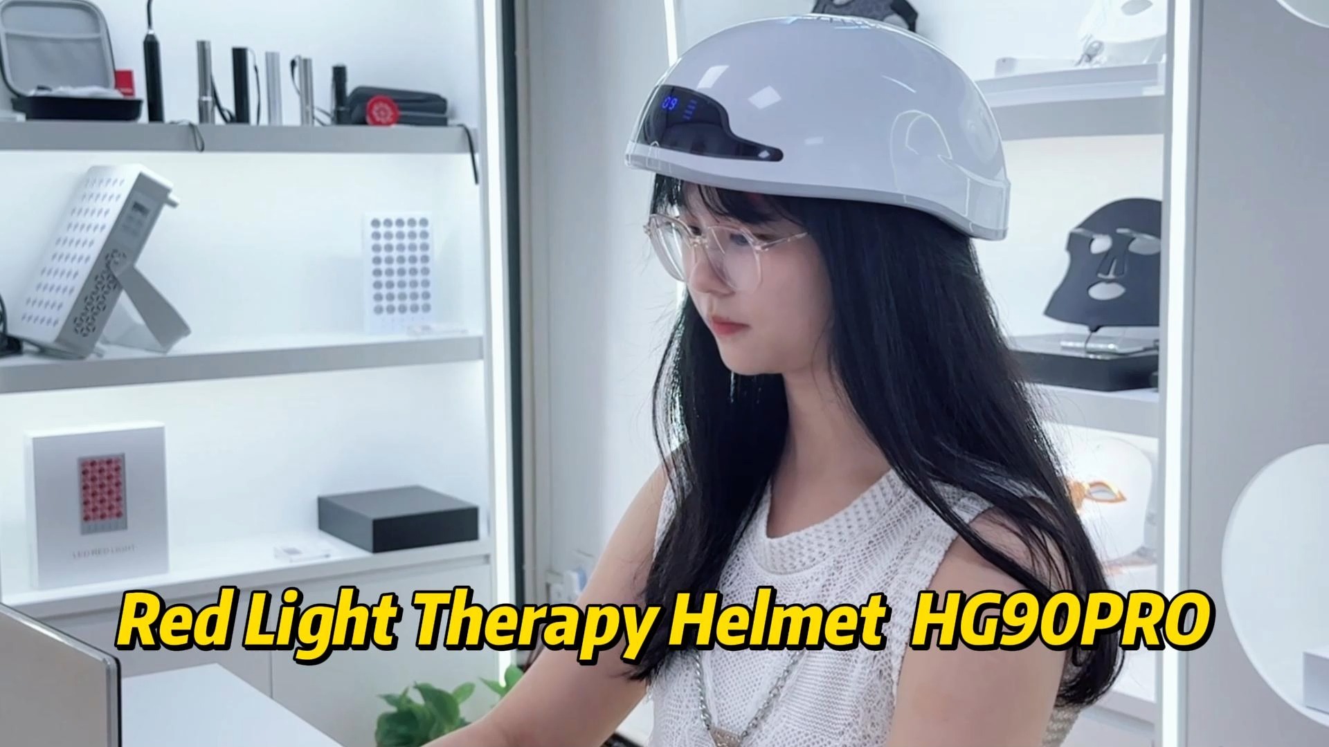 iLUXRED New Arrival HG90PRO LED Hair Growth Cap Red Light Therapy Helmet Red Light Therapy Hat Hair Regrowth Device 1