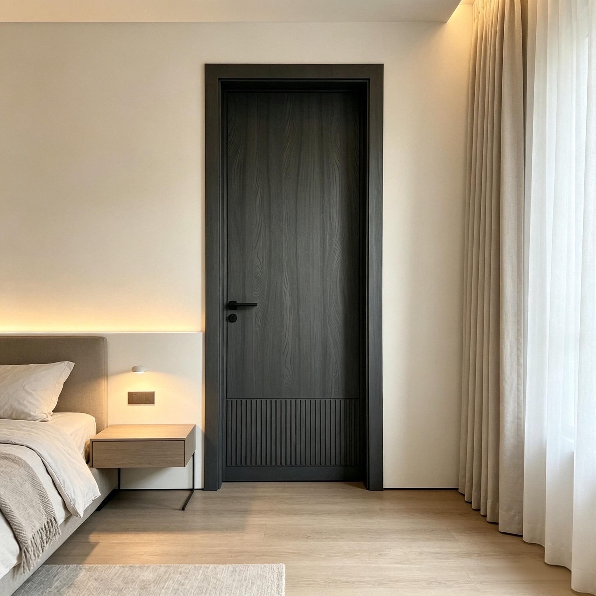 elm veneer bedroom door 