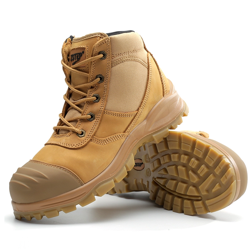 ZSTEP Grade A nubuck leather work safety men steel toe shoes 1