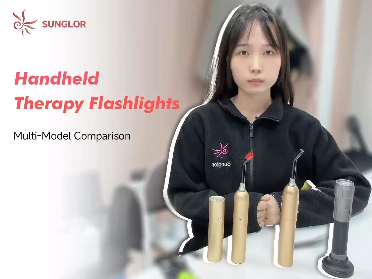 Sunglor Red Light Therapy Torch | Full-Spectrum, Portable, Certified
