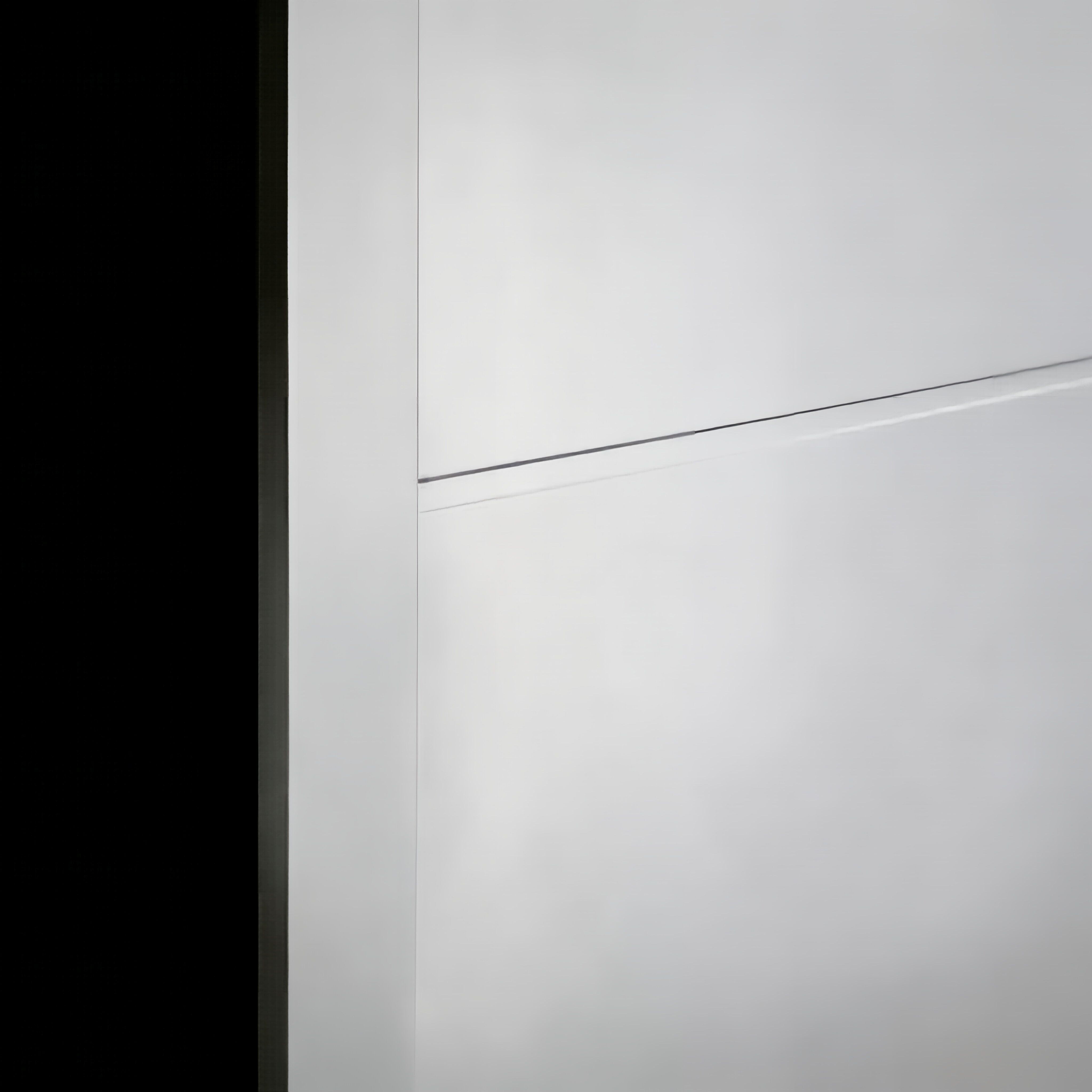 Porte en bois intérieure en blanc lacuqer