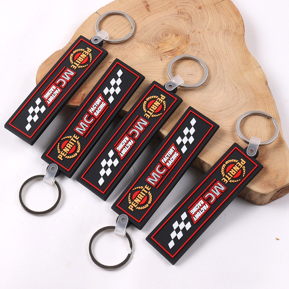 Llaveros personalizados de PVC blando 2D/3D con anillas metálicas para regalos promocionales y artículos de marca. 1