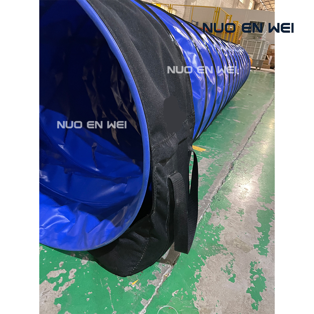 NUOENWEI Dog Agility Training Tunnel – Lightweight PVC Dog Training Tunnel for Small to Competition Dogs 4