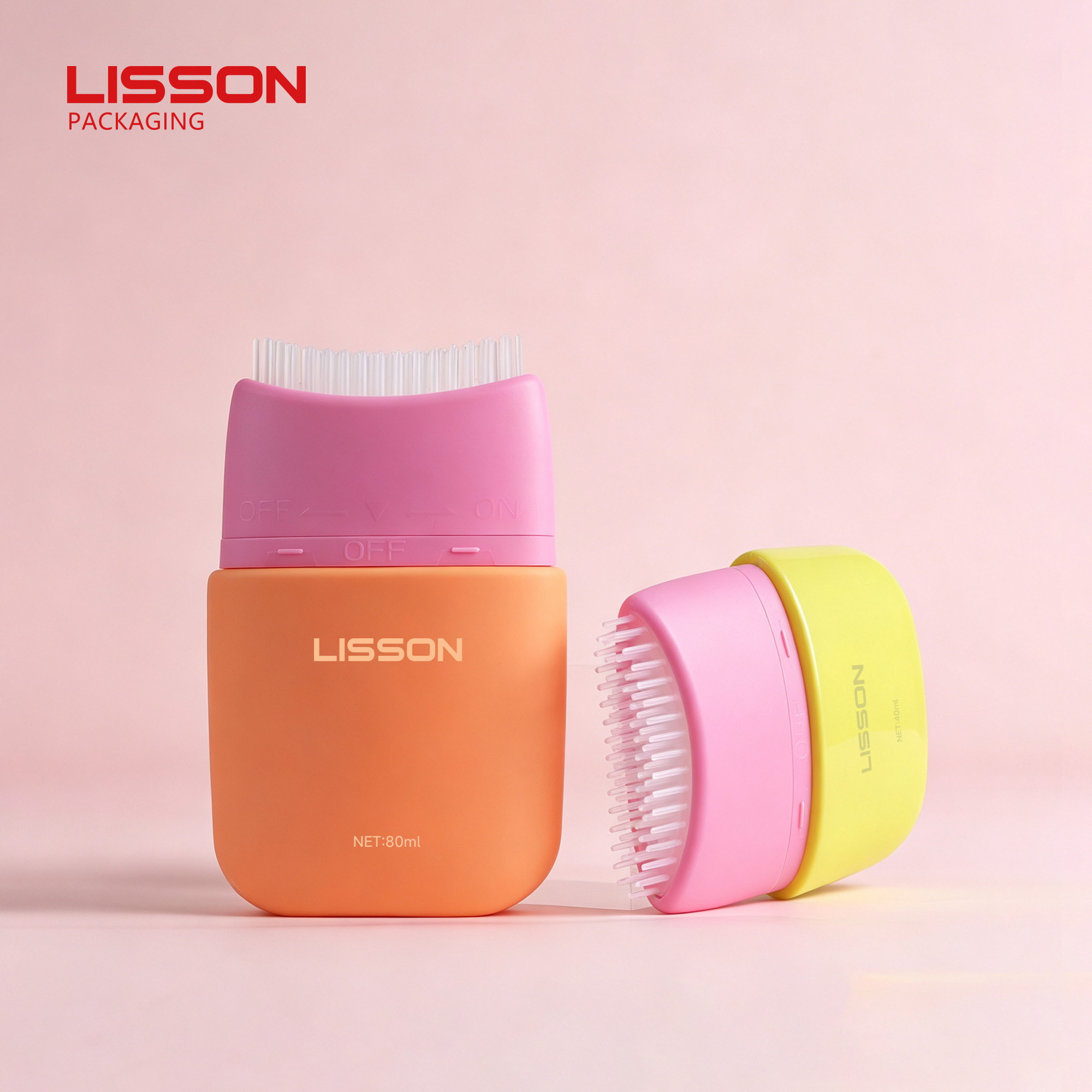 Nylon comb applicator bottle for scalp care