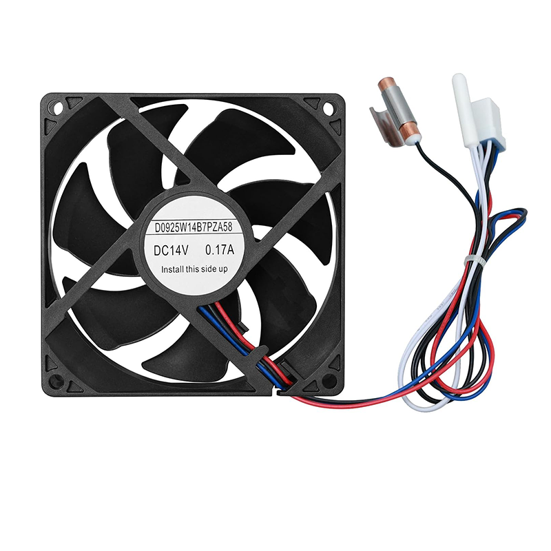 W11087438 Refrigerator Evaporator Fan Motor Assembly Compatible with Whirlpool KitchenAid Maytag Replaces W10799016 W10727641 1
