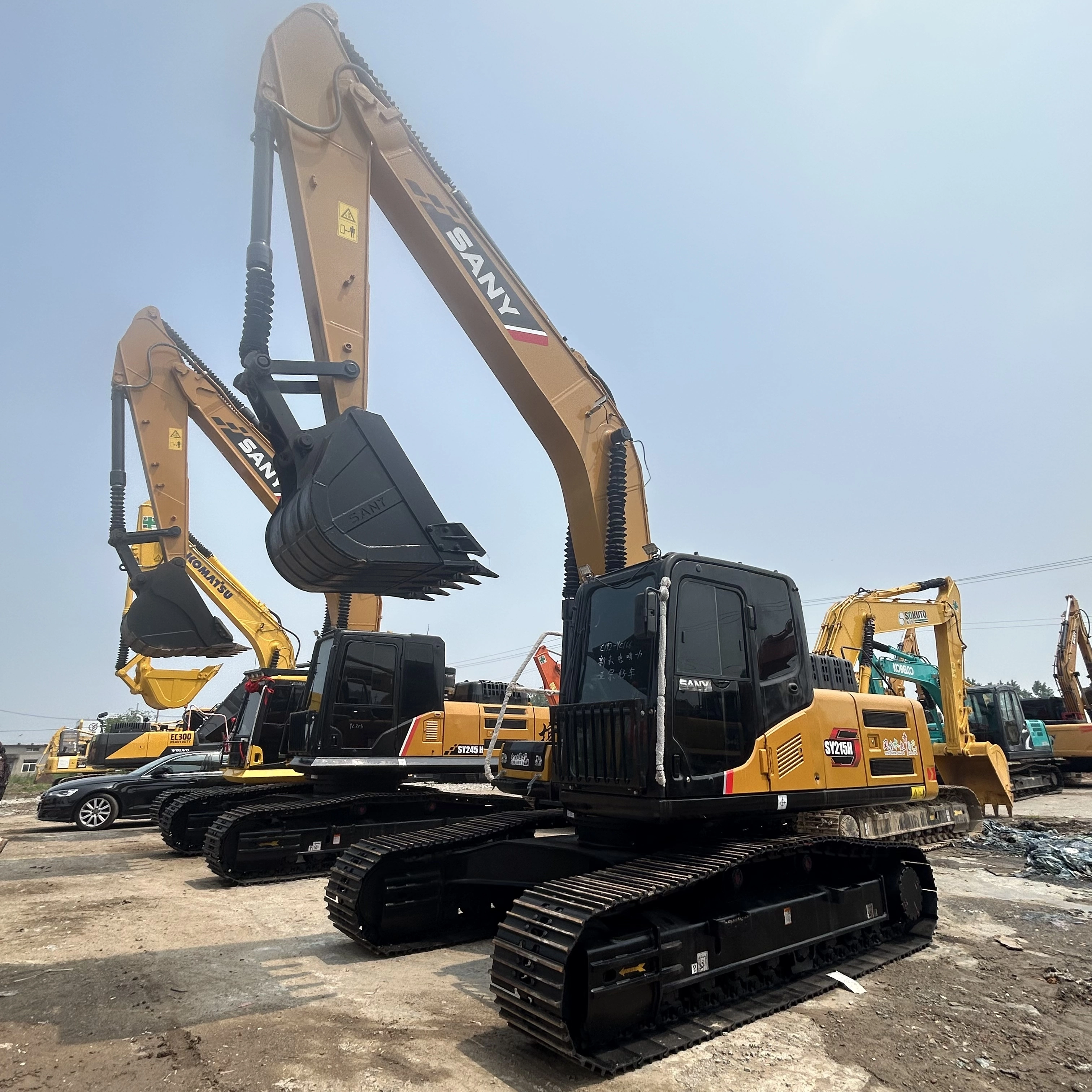 Used SANY SY215H Mining Version Hydraulic Excavator 1