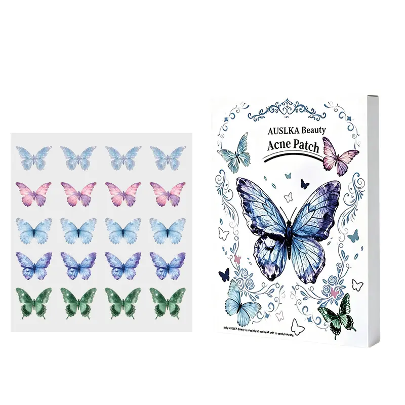 Cute Butterfly Hydrocolloid Acne Patches for Blemish Treatment 1