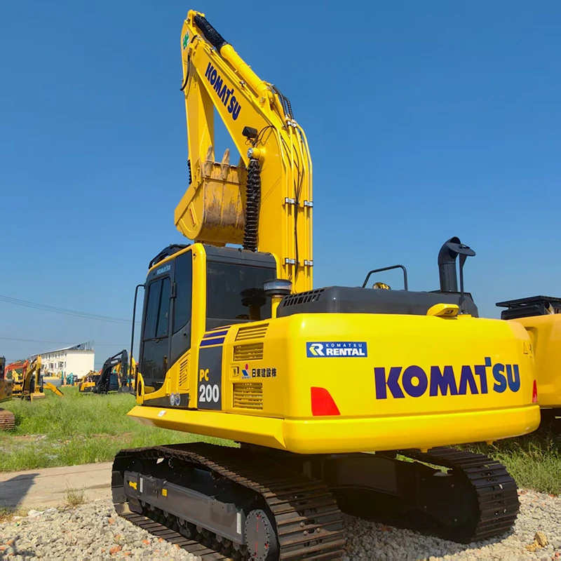 Used Komatsu PC200 Excavator, Reliable Engine For Construction Project 1