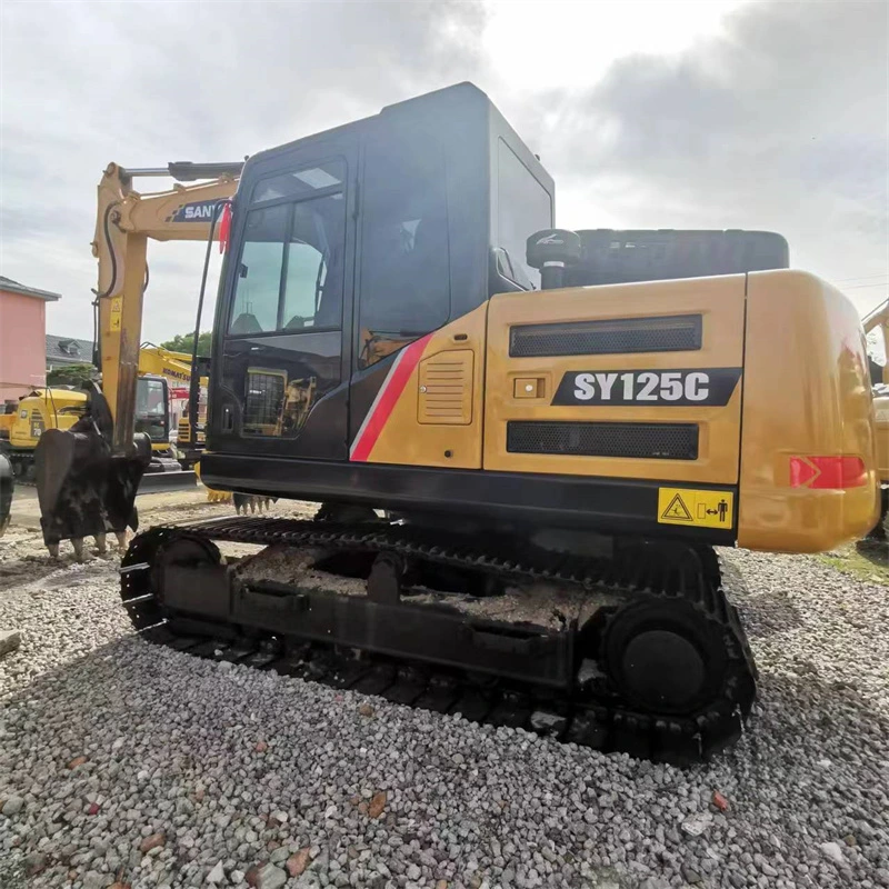 SANY SY125C Used Hydraulic Excavator Low Hours Ready To Ship 1